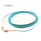 3.0mm Om4 Lc Ke Lc Fiber Patch Cable duplex fiber patch cord untuk FTTH